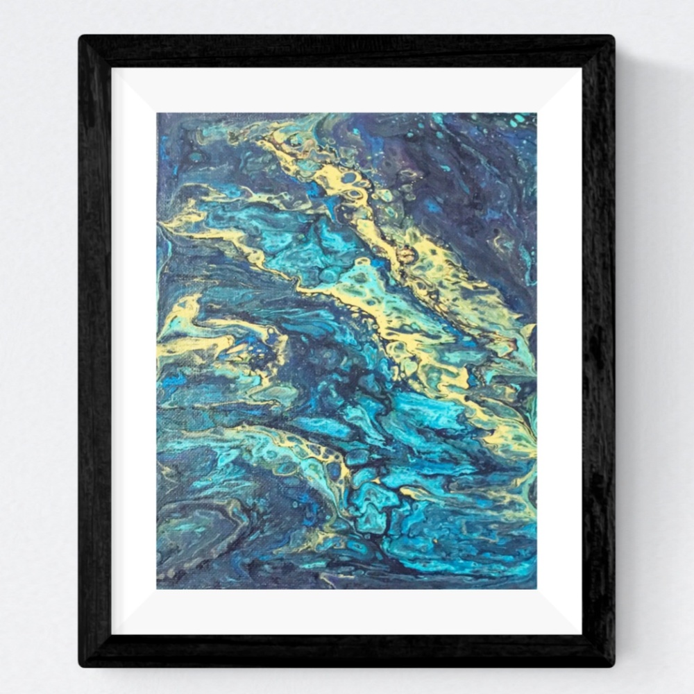 8x10 inch original art painting free shipping